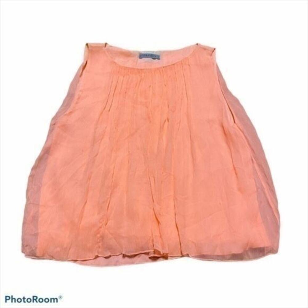 Alice + Olivia peach flowy tank top